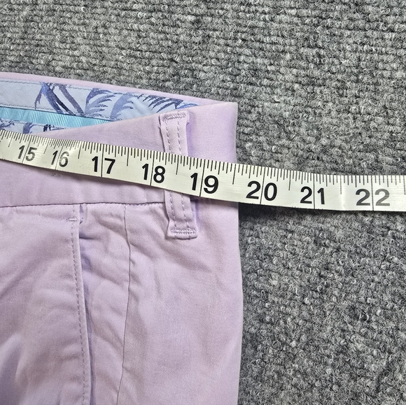 Tommy Bahama Mens Boracay Flat-Front Chino Pants in Lilac SZ 38x30 - Picture 4 of 9